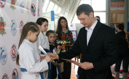 Chernivtsi Open 2013: Женя Цкитишвили, награждение